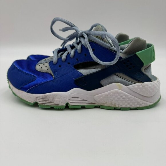 Nike Air Huarache Run Womens Shoes Blue/Gray Size 7 Lightweight & Breathable - Picture 4 of 9